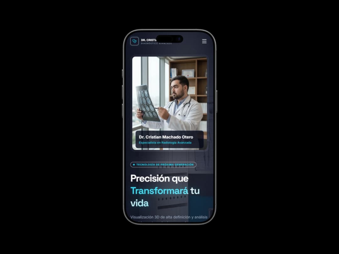 Dr. Machado Mobile Mockup