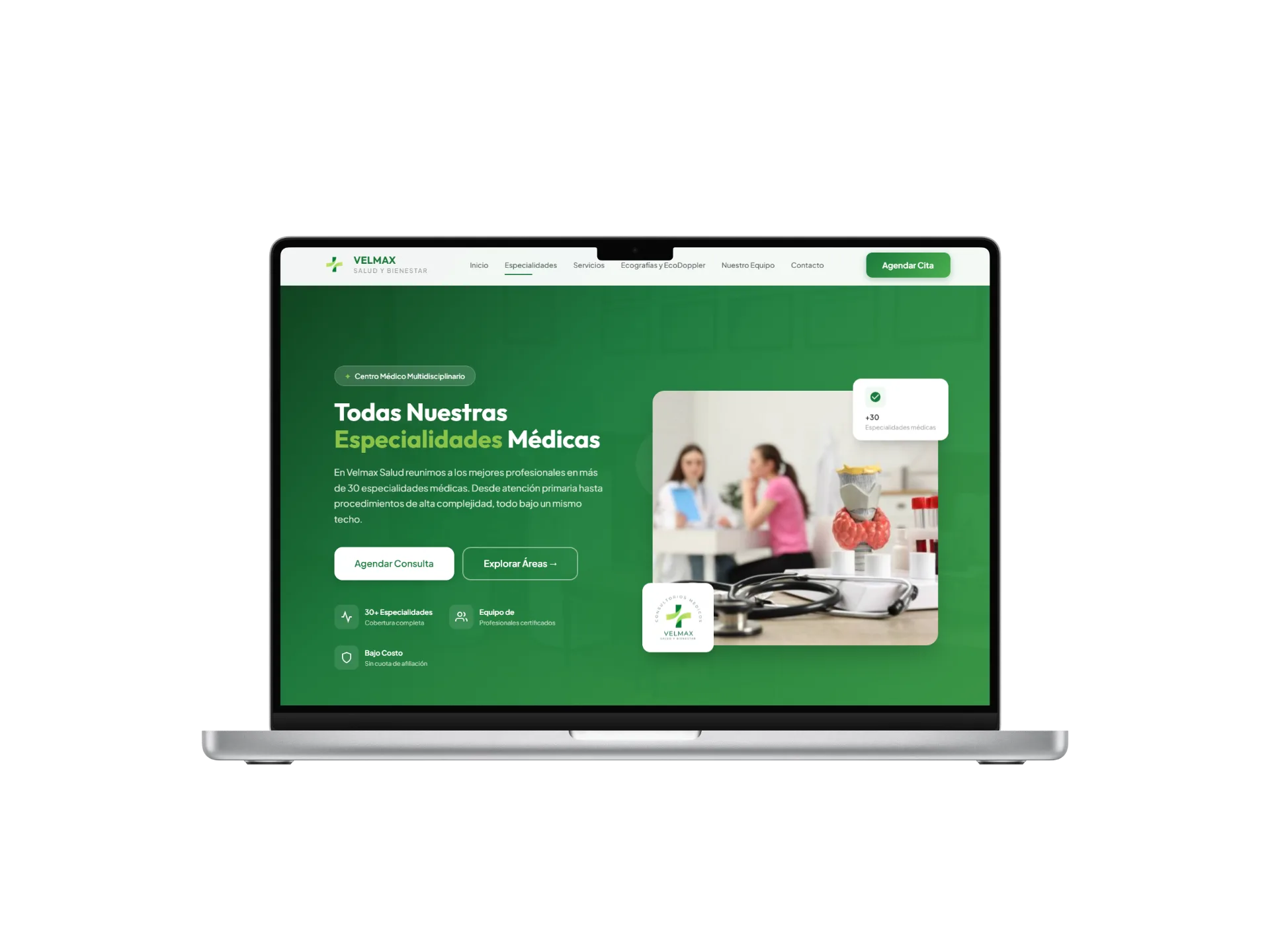 Landing Page Velmax