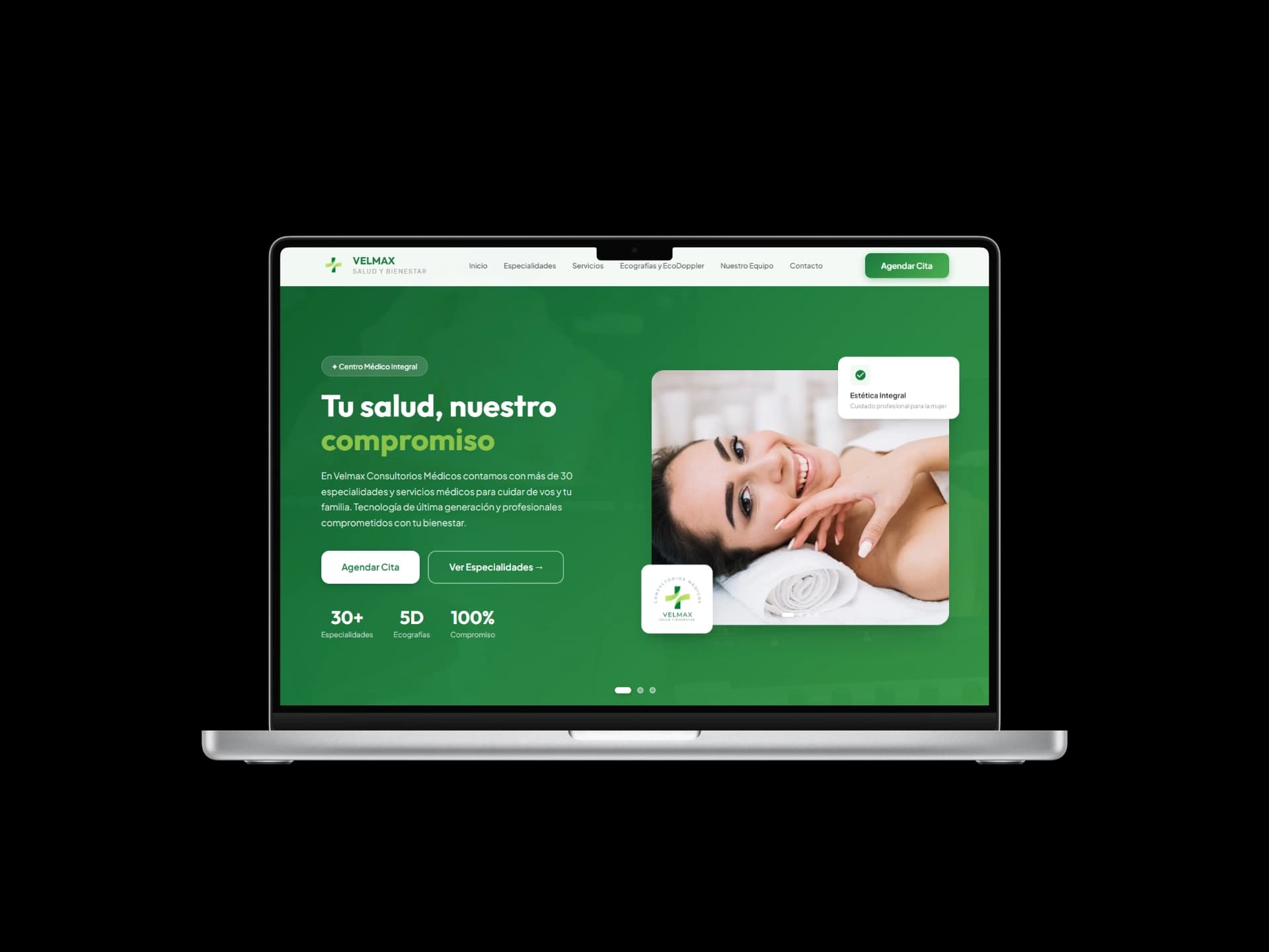 Velmax Consultorios Médicos Mockup